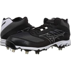 Mizuno 9-Spike Dominant‎ 2 Mid Baseball Cleats, Men's 14 US